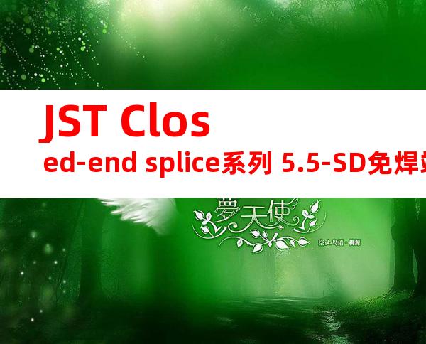 JST Closed-end splice系列 5.5-SD免焊端子产品规格书